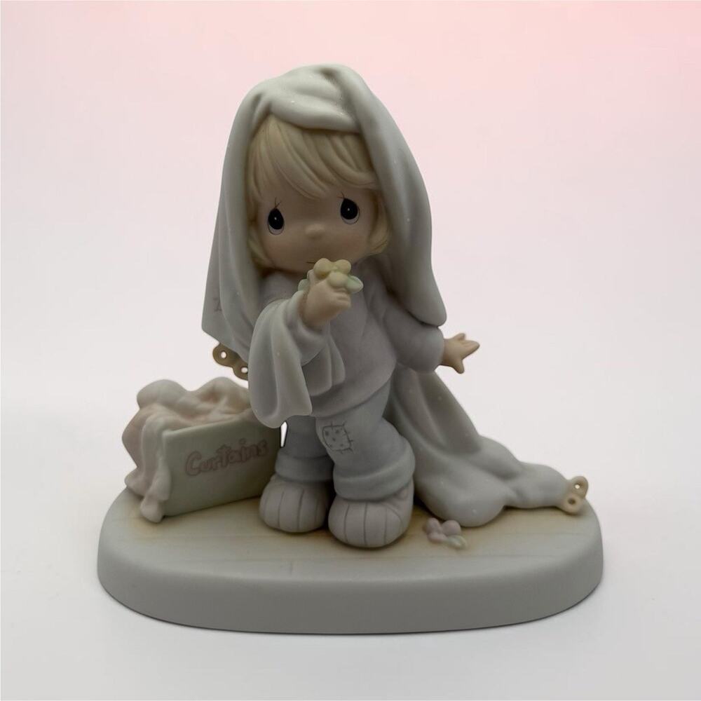 Precious Moments June Porcelain Figurine 1987 Samuel J. Butcher Boxed